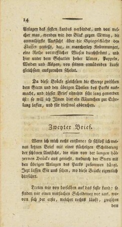 Zweyter Brief