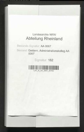Vermessung der Domanialgüter und Zehntländereien