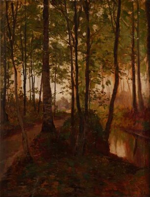 Walter Moras - Spreewald in der Dämmerung
