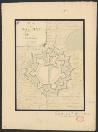 Plan du Sas de Gent