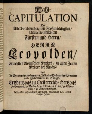 1-36, Capitulatio Leopoldi I.