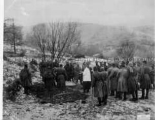 Beisetzung eines Soldaten in Serbien
