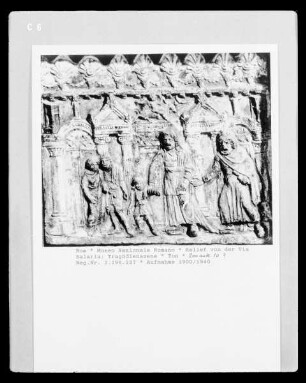 Relief von der Via Salaria: Tragödienszene