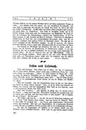 Lesen und Lesebuch