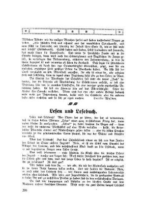 Lesen und Lesebuch