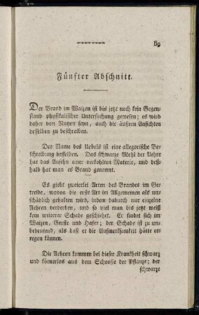 Fünfter Abschnitt. - Achter Abschnitt.