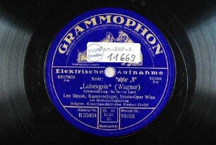 "Lohengrin" : Gralserzählung: Im fernen Land / (Wagner)