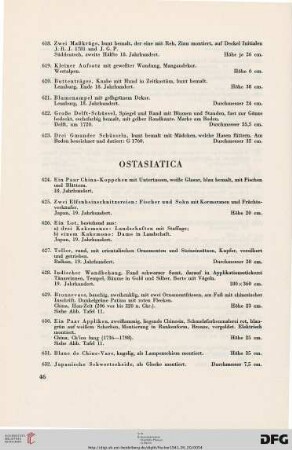 Ostasiatica (Nr. 624-673)