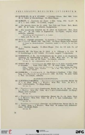 Handzeichnungen (Nr. 449-522)
