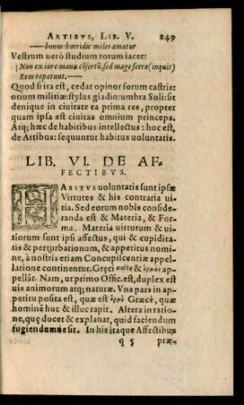 Lib. VI. De Affectibus.