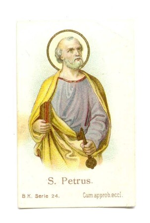 "S. Petrus." (kleines Andachtsbild)