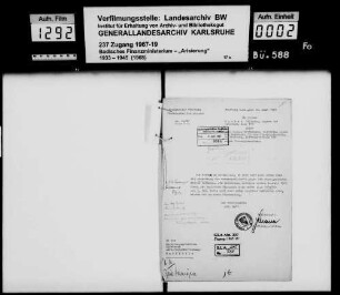 Heckes, Tillmann in Dogern, Waldshut -Fragment-
