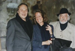 Klaus Maria Brandauer, Esther Vilar und Werner Rixdorf