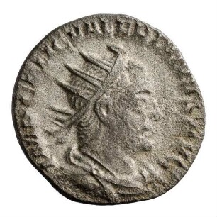Münze, Antoninian, 254 n. Chr.