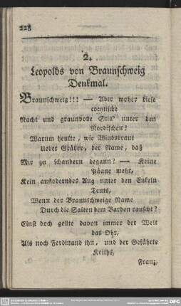 2. Leopolds von Braunschweig Denkmal