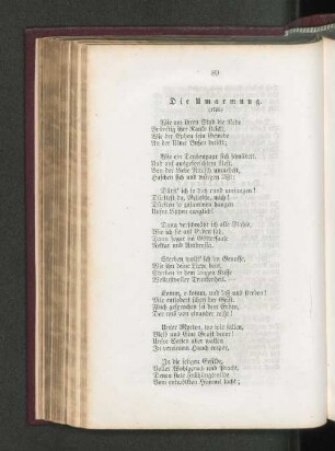 Die Umarmung.