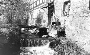 Crostwitz-Horka. Mittel- oder Schäfermühle, Rückfront