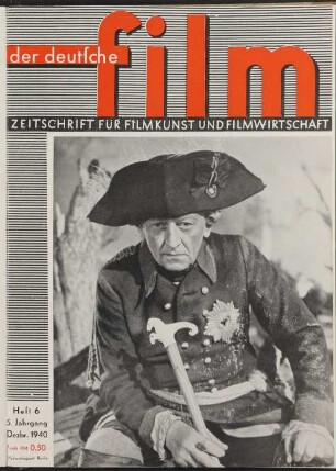 Der Deutsche Film - 1940-Dez: Der Deutsche Film - 1940-Dez