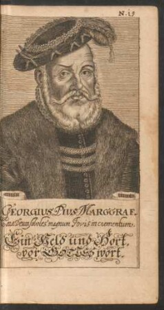 N. 19. Georgius Pius Marggraf.