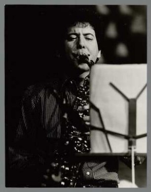 Marty Ehrlich : Portrait des Jazz-Saxophonisten Martin Ehrlich beim Jazz Jamboree Warschau 1983