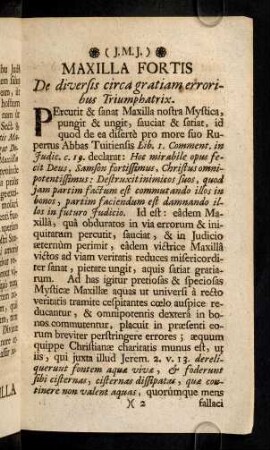 2r-6, Maxilla Fortis; Deviatio Veterum ...