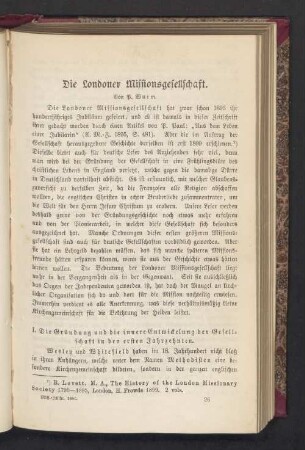 Die Londoner Missionsgesellschaft