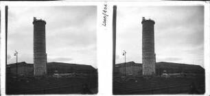 Bau des Wasserturms der Universitätsklinik