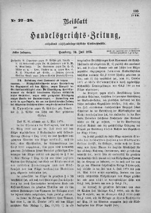 No. 27-28. 10. Juli 1875