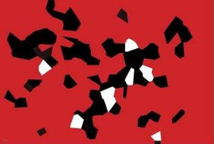 abstrakt in zwei Farben