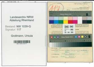 Entnazifizierung Ursula Grollmann , geb. 27.04.1920 (Lehrerin)