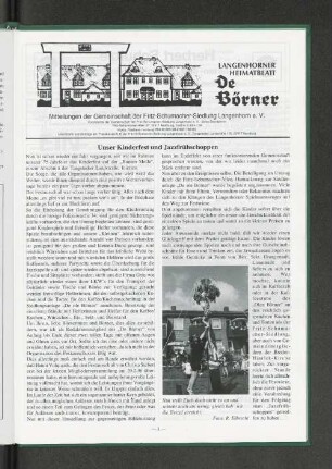 Unser Kinderfest und Jazzfrühschoppen
