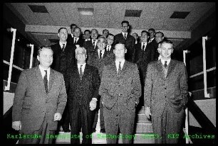 Besuch einer Delegation der United States Atomic Energy Commission (USAEC) am Kernforschungszentrum Karlsruhe (KfK)