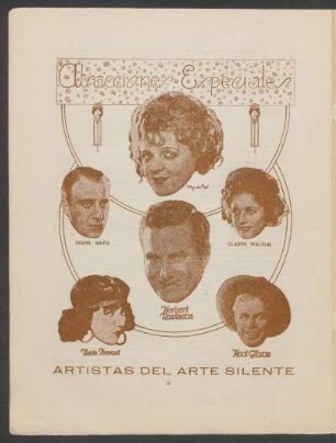 Atracciones especiales : Artistas del arte silente