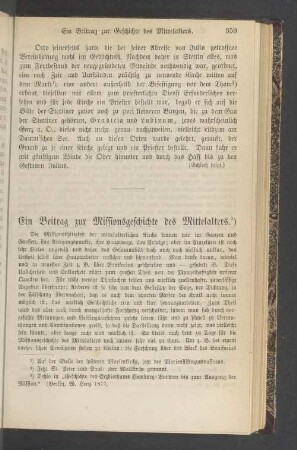Ein Beitrag zur Missionsgeschichte des Mittelalters