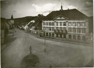 Blick auf den Marktplatz von Gengenbach