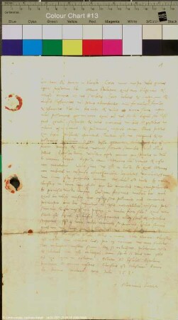 Luther an Spalatin. betrifft: Reichstag in Augsburg: Aufforderung zum Durchhalten