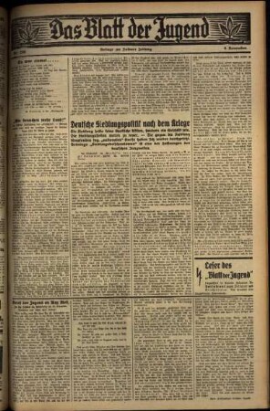 Zweite Ausgabe vom Mittwoch, den 09. November 1932.