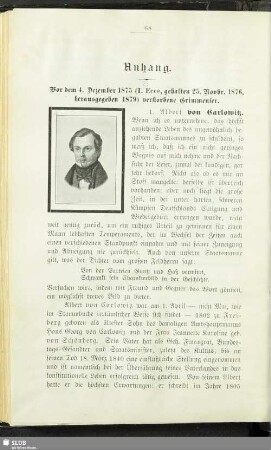 1. Albert von Carlowitz