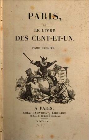 Paris, ou le livre des cent-et-un, 1