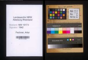Entnazifizierung Artur Fechner , geb. 20.08.1911 (Buchhaendler)
