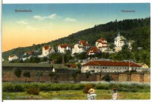 Bodenbach. Villenviertel