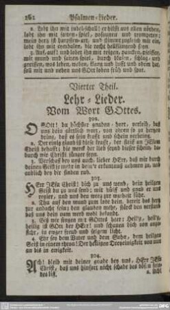 Vierter Theil. Lehr-Lieder