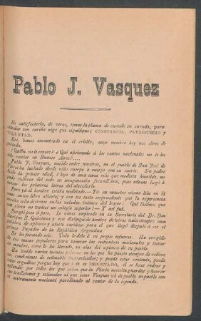 Pablo J. Vasquez