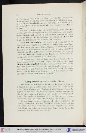 Complikation in der formellen Kunst