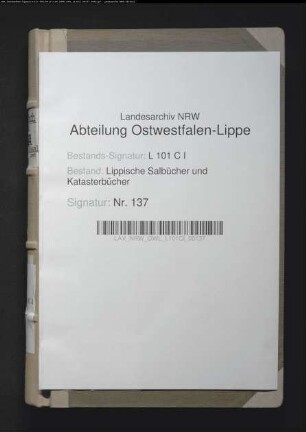 Salbuch der ehem. Vogtei Heiden von 1855, Bd. 1 (Duplikat)