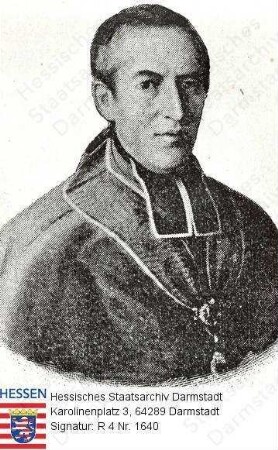 Kaiser, Petrus Leopold Dr., Bischof von Mainz (1788-1848) / Porträt, Brustbild