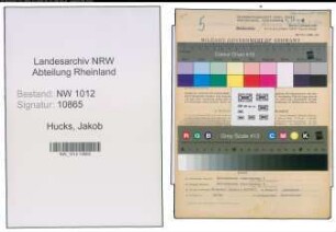 Entnazifizierung Jakob Hucks , geb. 22.03.1905 (Kaufmann)
