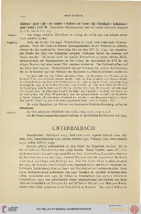 ⟦Unterbalbach⟧