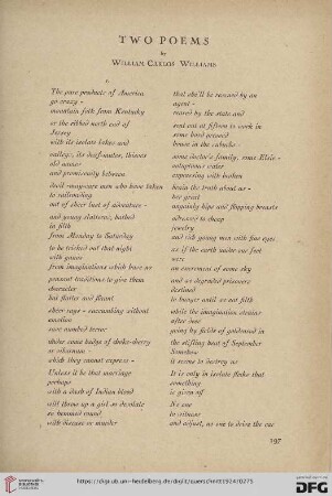 Two Poems