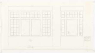 Wissenschaftskolleg zu Berlin (WKB), Berlin-Grunewald Umbau: Fassade Seeseite OG, 1:10